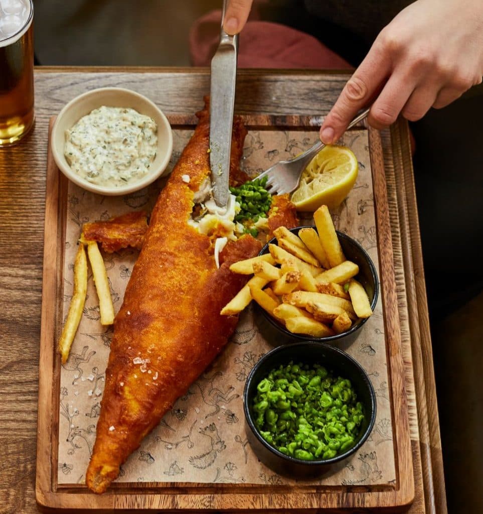 Cover Image for Complimentary Fizz when you order Fish and Chips at The Quill & Scholar!