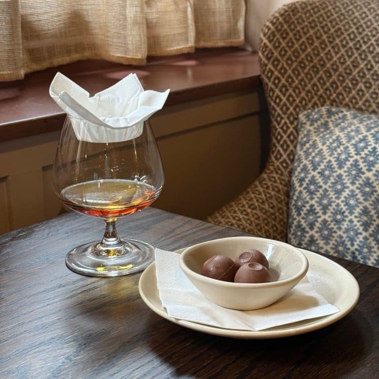 Cover Image for Compliment Truffles when you order Rémy Martin VSOP Cognac at The Quill & Scholar